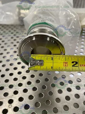 NEW SANI TECH STHT-WR-1000 73" SILICONE HOSE W/ 1" SANITARY FITTING