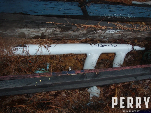 _UNKNOWN_ 59" long X 3" diameter X 10" span Glass Lined Parts | Perry Equipment