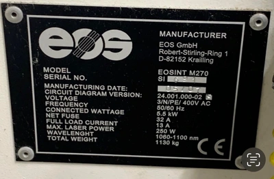 2007 EOS M270 3D Printers | Elevation Machine (5)