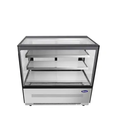 New | in-Stock Atosa New Atosa RDCS-48 Floor Model Refrigerated Display Square, 48" Display Refrigerators Illinois US | Falcon Restaurant Supply #1375245