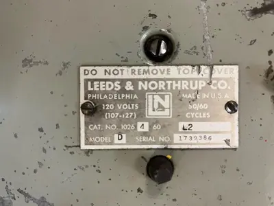 Used LEEDS & NORTHRUP 1026-4-60 Industrial Controls Ohio US | Surplus Asset Holdings #1507173