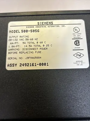 Used SIEMENS TEXAS INSTRUMENTS 500-5056 PLC Input & Output Ohio US | Surplus Asset Holdings #1238374