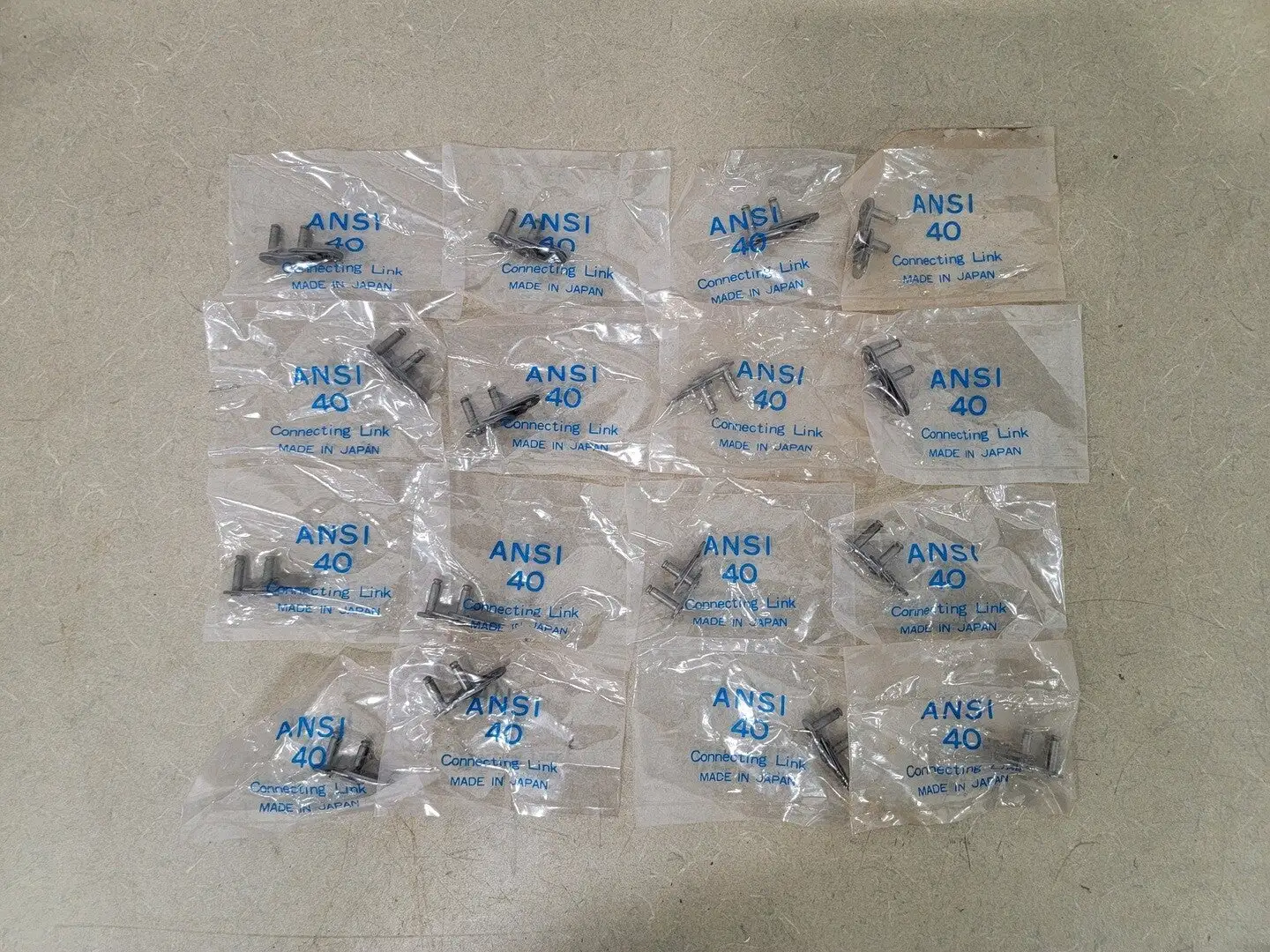 Roller Chain Connector Link ANSI 40 (Lot of 16)