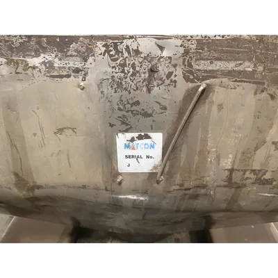 Used 1000 Liter (35 cu. Ft) IBC Matcon Stainless Steel Portable Tote Bin