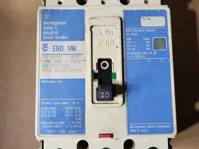 USED WESTINGHOUSE EHD3020
