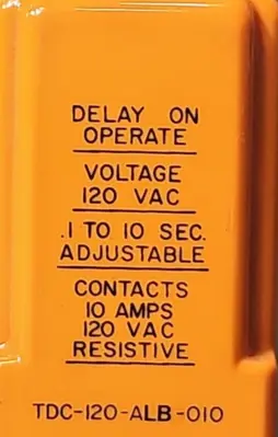 Diversified Electronics TDC-120-ALB-010 TIME DELAY RELAY. Loc3D-12