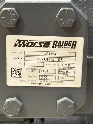 REGAL 237UH15 107 XF1154 Gearboxes & Speed Reducers | ESS Industrial Equipment Sales (11)