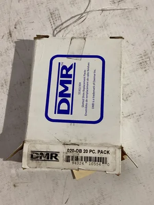 DMR .020-OB Slotted Shim Stock 3” x 3” x .020” B.020 -NIB of 19