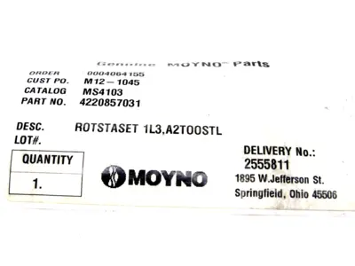 NEW MOYNO M12-1045 PUMP STATOR ROTSTASET 1L3, A2T00STL 4220857031