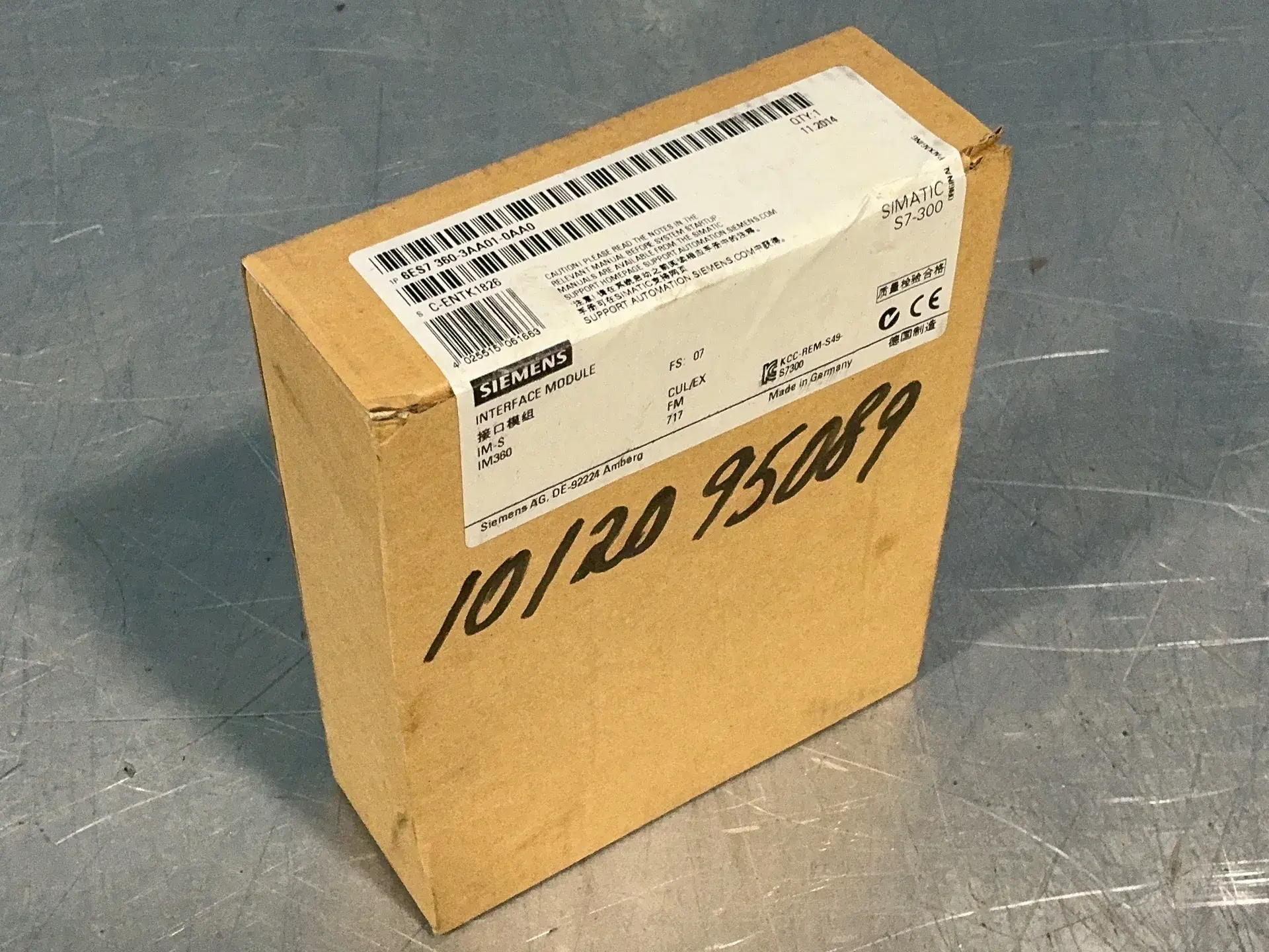 New | in-Stock SIEMENS 6ES7 3603AA010AA0 PLC Expansion Units Ohio US | HGR 24 #1314183