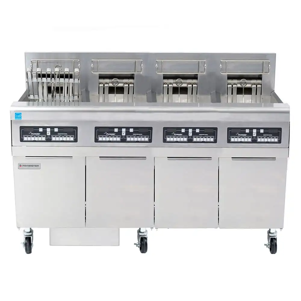 Frymaster FPRE417TC Electric Fryer - (4) 50 Lb Vats, Floor Model, 208v/3ph