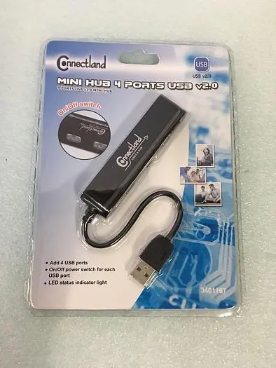 CONNECTLAND  MIN HUB  4 PORTS USB V2.0