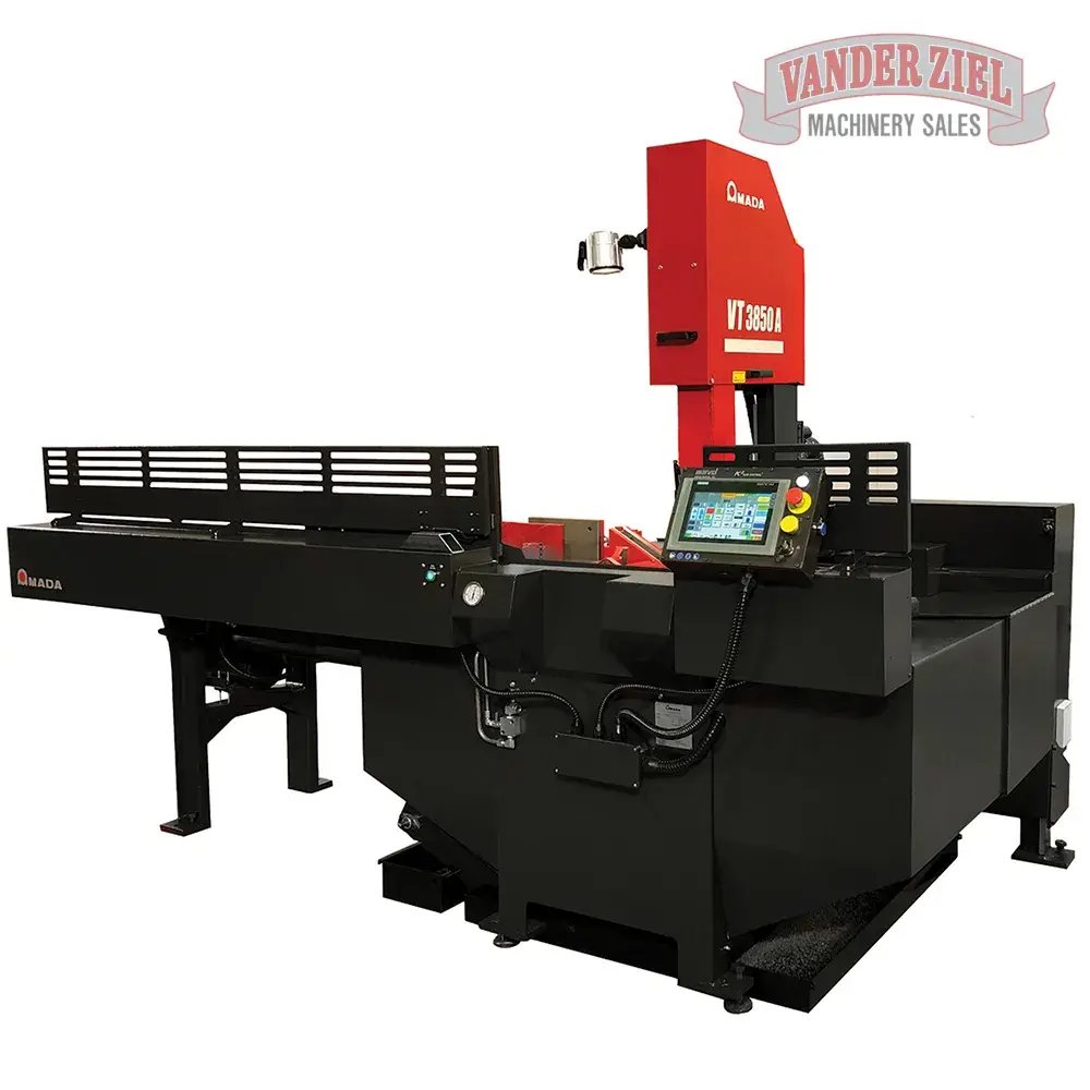 Amada VT3850A Automatic Indexing Vertical Tilt-Frame Saw, 15" x 20" Capacity - NEW