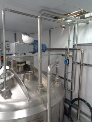 5,000L Liquid / Powder Mixer Plant with HMI Process control.