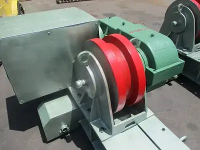Romar heavy duty welding turning rolls with idler