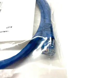 | HellermannTyton PCBLU3 Blue Patch Cord 3ft CAT5E - New