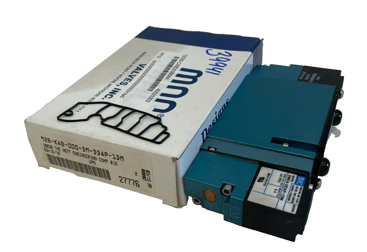 NEW MAC VALVES 92B-KAB-000-DM-DDAP-1DM SOLENOID VALVE 92BKAB000DMDDAP1DM
