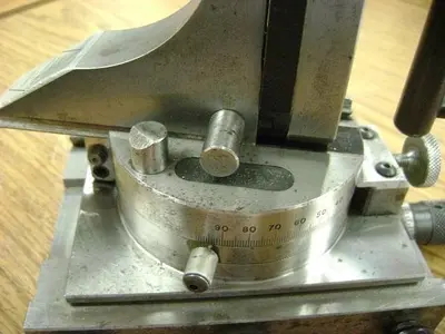 1491-700 J&S Fluidmotion Radii & Angle Wheel Dresser for Tool & Cutter, Universal & Surface Grinders, Model #RFG-50
