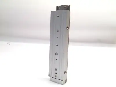 USED SMC GUIDED CYLINDER 20MM X 5MM, 10MM STROKE