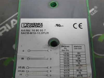 USED PHOENIX CONTACT SACB-8/16-10,0PUR
