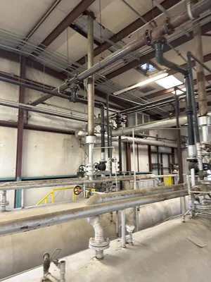 USED 1968 REID BOILER WORKS 60”X 40’ LONG DOUBLE DOOR