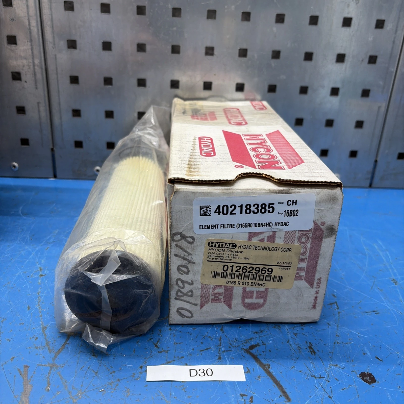 New | in-Stock HYDAC 01262969 Cartridge Filters Indiana US | J&J Industrial Supply #1277323