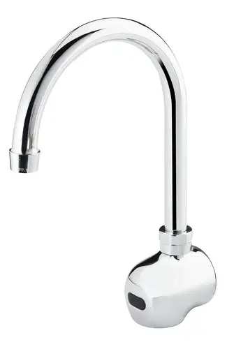Krowne 16-191 Wall Mount Electronic Faucet - Single Hole, Gooseneck Spout