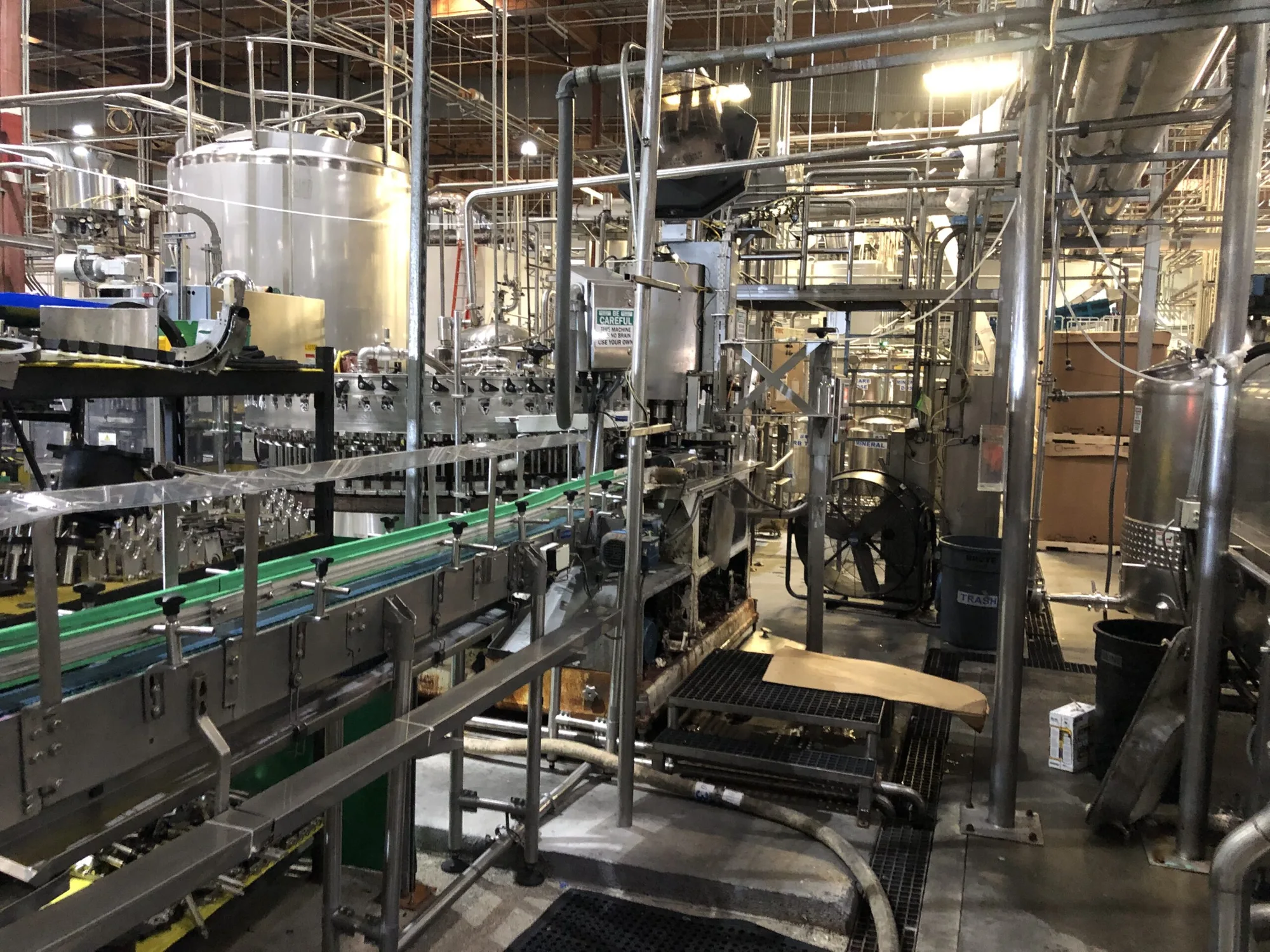 Used CROWN, MOJONNIER, AROL, GC  EVANS 60-12 Liquid & Paste Complete Packaging Lines South Carolina US | Beverage Industries #1359662