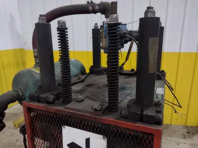 12 TON AIRAM 4-POST PNEUMATIC CUTOFF PRESS, 1" STROKE: STOCK #21330