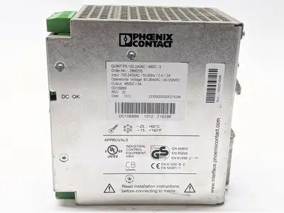 Used Phoenix Contact QUINT-PS-100-240AC/48DC/ 5 2866255 DIN Rail Power Supplies Michigan US | Maverick Industrial Sales #1397646