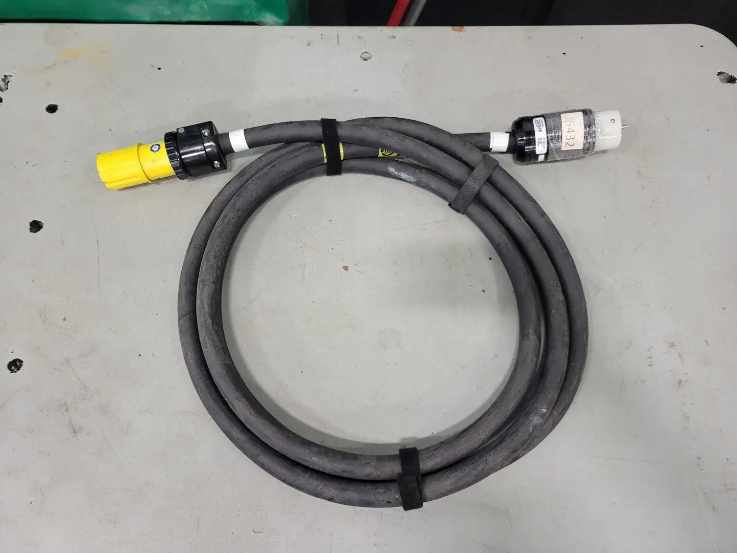15FT 50 Amp Power Cable w/ Plug 9P54U2T/1100 & Connector CS8364N