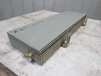 35"x 11" x 4"  V-Belt Drive And Idle Pulley Guard Hinged Door