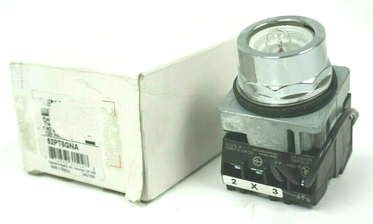 NEW SIEMENS 52PT6GNA OIL TIGHT PUSH BUTTON