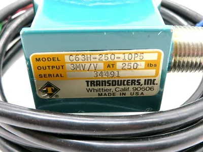 NEW TRANSDUCERS INC C63H-250-10P5 LOAD CELL 250LB 3.0MV/V C63H25010P5