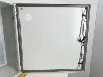Schneider NSYS3D6630P 600mmx600mmx300mm Electrical Enclosure Hinged W/Back Plate