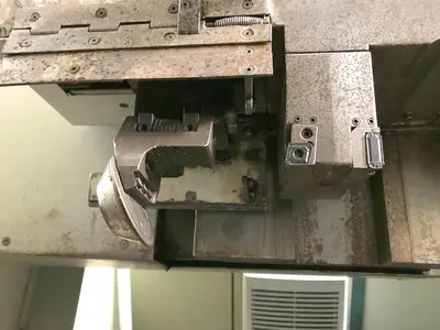 USED HEGENSCHEIDT PN 190 CNC PORTAL WHEELSET LATHE