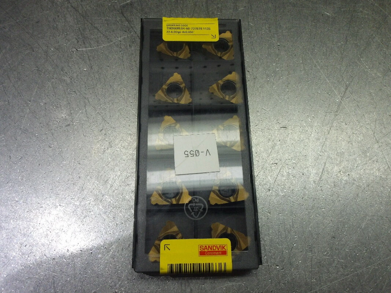 Sandvik Carbide Inserts QTY10 TM266RL04-60-727878 1135 (LOC3593)