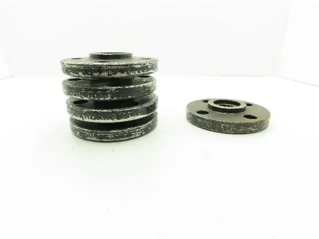 Boltex Class 300 Threaded Flange 1-1/2" NPT 4-Bolt Raised Face  LOT OF 5