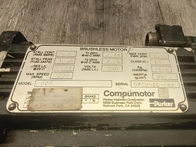 PARKER 605 Servo Motors | ESS Industrial Equipment Sales (7)