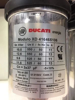 Ducati Energia Capacitator 416465106 -5+10% *Fast Shipping* Warranty!