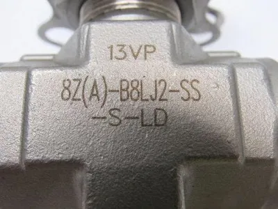 Parker 8Z(A)-B8LJ2-SS-S-LD 1/2" Female CPI Fit Tube Stainless Steel Ball Valve
