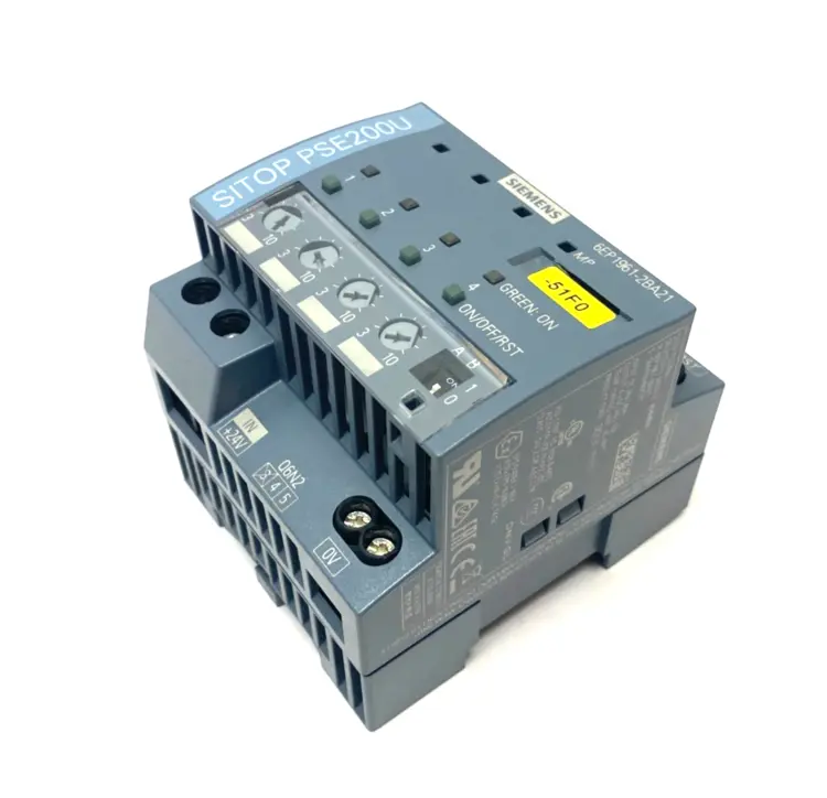 Used SIEMENS SITOP PSE200U SELECTIVITY MODULE 4-CHAN. OUTPUT 24VDC Industrial Controls | Maverick Industrial Sales #1110999