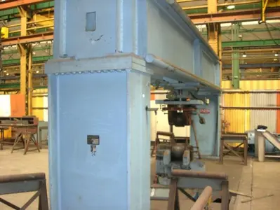 USED FAVRIN 100 TON PLATEROLL / DISH END FORMING