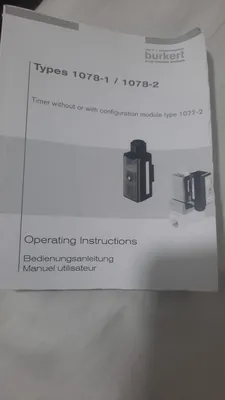 New | in-Stock Bürkert 00060621 Timers GH | CLEAN DOCTOR #1543344