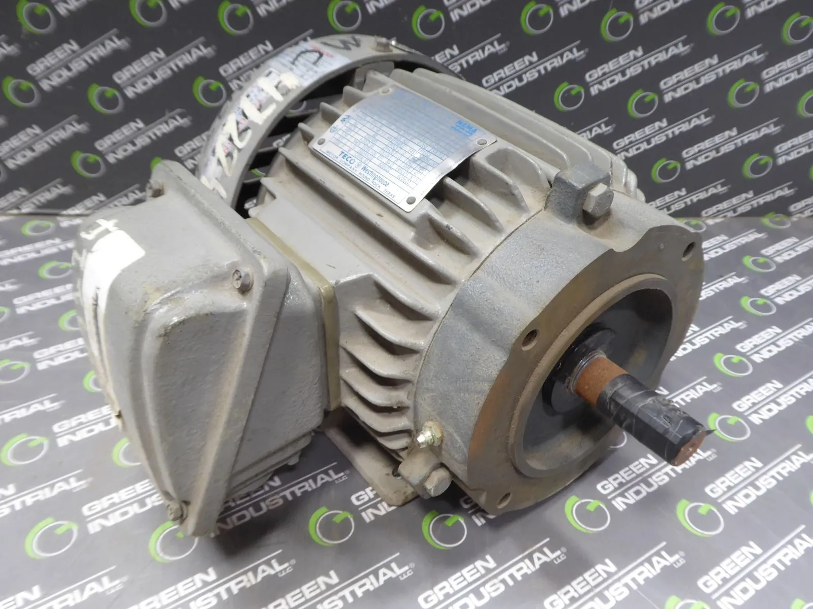 1.5 HP TECO Westinghouse EP1/52 Premium Efficiency Electric Motor 460VAC Rebuilt