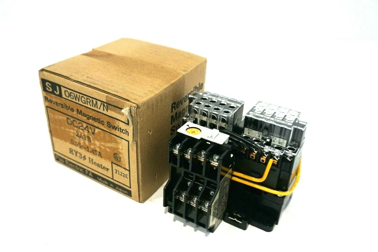NEW FUJI ELECTRIC SJ06WGRM /N MAGNETIC SWITCH DC24V 2A1B SJ06WGRMN
