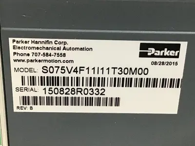 USED PARKER S075V4F11I11T30M00