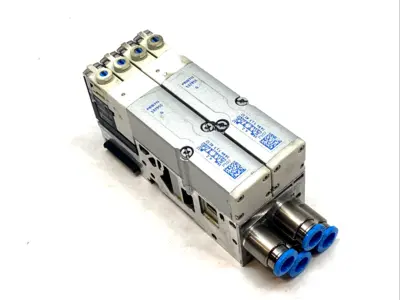 USED FESTO VMPA1-FB-AP-4-1 SUB-BASE WITH 537955 533360 533352