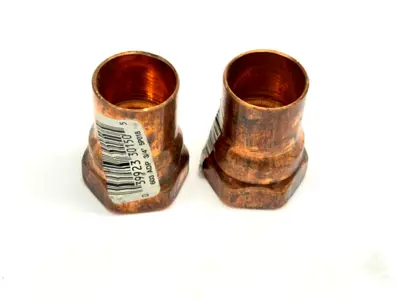 W01070T | Nibco  603 Adapter C x FPT 3/4" Copper 5P018 LOT OF 2 - New Other