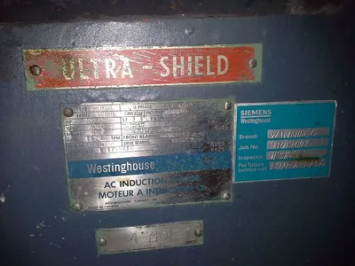 300 hp Westinghouse type HSB AC Induction Motor